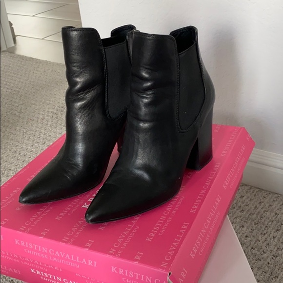 Kristin Cavallari x Chinese Laundry Black Booties - Picture 1 of 4